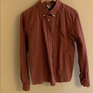 Rockies plaid long-sleeve shirt